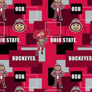 SYK NCAA Ohio State N Block - OHS1115 - Cotton Fabric