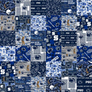 SYK NCAA Penn State Nittany Lions Cheater Quilt - PS1363 - Cotton Fabric