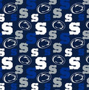 SYK NCAA Penn State Nittany Lions Letters - PS1372 - Cotton Fabric