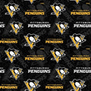 SYK Pittsburg Penguins - 1199PEN Black - Cotton Fabric
