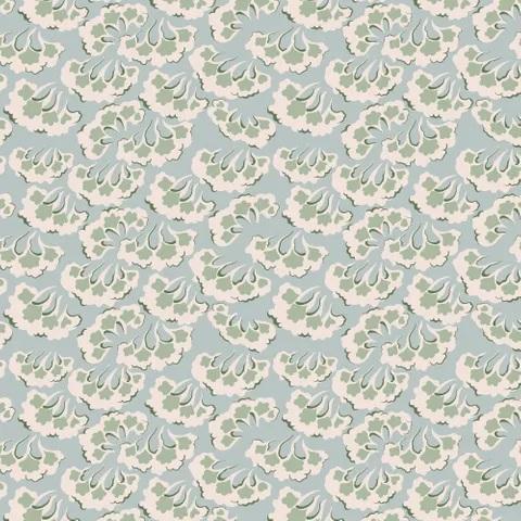 TGZ Forget-Me-Not Rose Ava Pink Green - DV6827 - Cotton Fabric