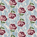 TGZ Forget-Me-Not Rose Hallie Burgundy - DV6813 - Cotton Fabric