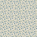 TGZ Forget-Me-Not Rose Mark Blue - DV6816 - Cotton Fabric
