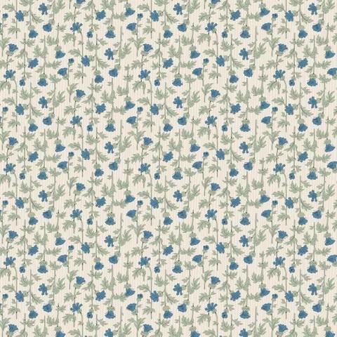TGZ Forget-Me-Not Rose Mark Blue - DV6816 - Cotton Fabric