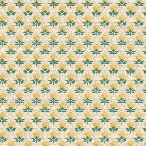 TGZ Guinevere Clarine Yellow - DV7141 - Cotton Fabric