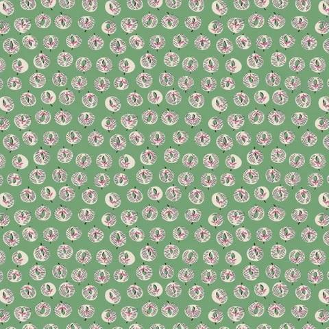 TGZ Guinevere Ganieda Green - DV7149 - Cotton Fabric