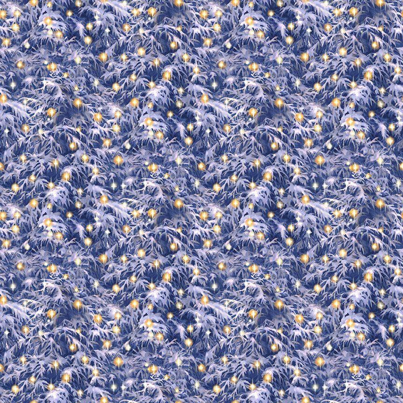 TT All is Calm Christmas Lights - CD3524-FROST - Cotton Fabric