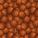 TT Basketball Packed Basketball - CD3019-ORANGE - Cotton Fabric