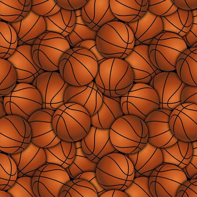 TT Basketball Packed Basketball - CD3019-ORANGE - Cotton Fabric