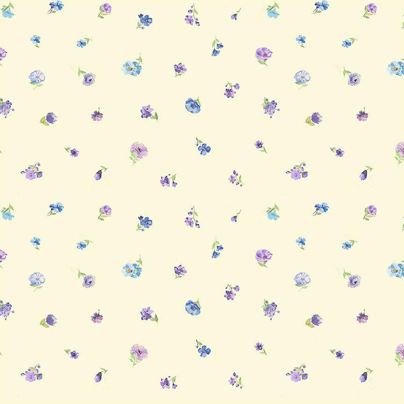 TT Butterfly Dreams Fleur - CD2910-CREAM - Cotton Fabric