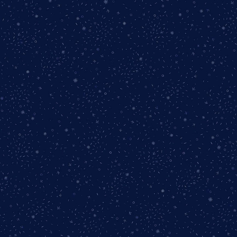 TT Chicken Scratch: Sunnyside - CD3200-NAVY - Cotton Fabric
