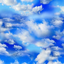 TT Clouds in a Bright Sky 108" - CD1869-BLUE - Cotton Fabric