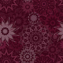 TT Colorstock Silhouette Medium Stars - CD3839-CABERNET - Cotton Fabric