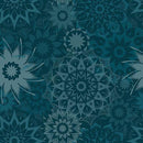 TT Colorstock Silhouette Medium Stars - CD3839-TEAL - Cotton Fabric