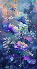 TT Dragonfly Mist Panel - CD3891-MULTI - Cotton Fabric