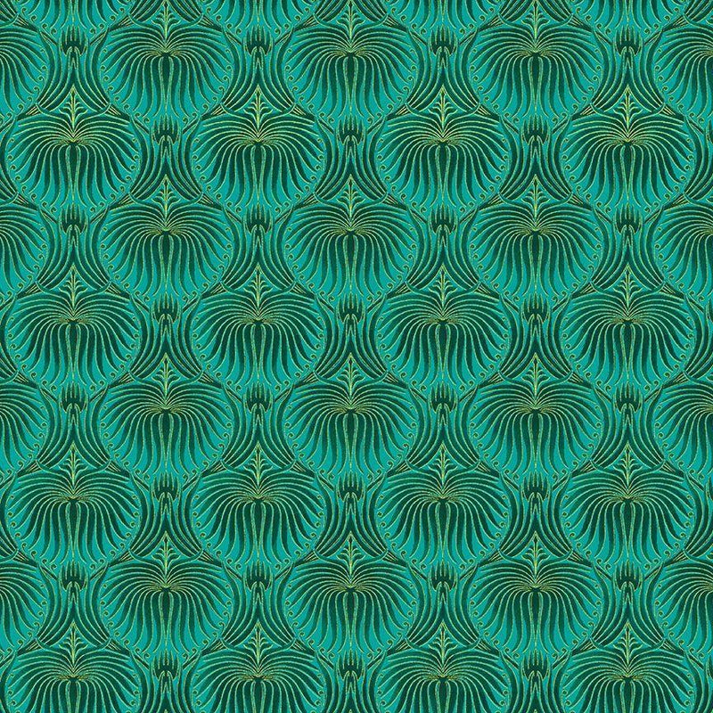 TT Empress - CM2126-GREEN - Cotton Fabric