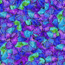 TT Evening Glow Packed Wings Metallic - CM4103-MULTI - Cotton Metallic Fabric