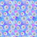 TT Fanciful Fronds Ethereal Dandelion Field - CD2822-BLUE - Cotton Fabric