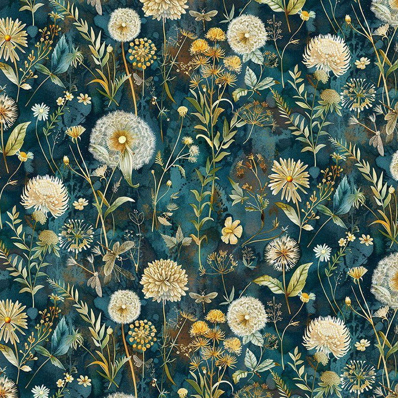 TT Forest Whisper Midnight Wild Floral - CD3683-NIGHT - Cotton Fabric