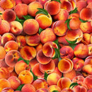 TT Fresh Fruit Packed Peaches - CD3907-PEACH - Cotton Fabric