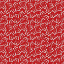 TT Garden Redwork Packed Butterflies - CD3103-RED - Cotton Fabric