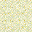 TT Home Sweet Home Tossed Flowers & Bees - CD3046-SAGE - Cotton Fabric