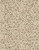 TT Howl You Doing? Dog Paw Prints - CD8556-NATURAL - Cotton Fabric
