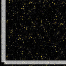 TT Imperial Bloom Confetti - CM4381-BLACK - Cotton Metallic Fabric