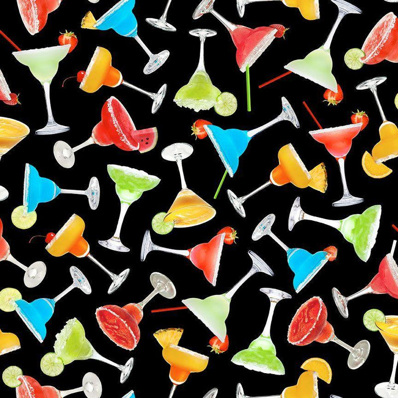 TT In Queso Emergency - Fiesta - CD2218-BLACK - Cotton Fabric