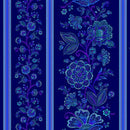 TT Indigo Garden Indigo Garden Stripes - CD3412-SAPPHIRE - Cotton Fabric