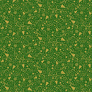 TT Joyful Metallic Christmas Ornaments - CM3540-GREEN - Cotton Metallic Fabric
