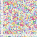 TT Love Spell Confetti Ribbons - CD4320-CONFETTI - Cotton Fabric