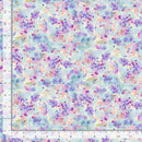 TT Love Spell Falling Petals - CD4315-BLUE - Cotton Fabric