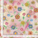 TT Love Spell Spaced Floral Vines - CD4312-LOVE - Cotton Fabric