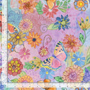 TT Love Spell Watercolor Butterfly Floral - CD4311- MULTI - Cotton Fabric