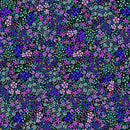 TT Luminous Mini Floral Metallic - CM2985-PURPLE - Cotton Metallic Fabric