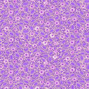 TT Luminous Small Floral with Leaves Metallic - CM2986-PURPLE - Cotton Metallic Fabric