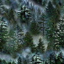 TT Misty Mountain Evergreen Forest - CD3528-FOREST - Cotton Fabric