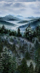 TT Misty Mountain Panel - CD3527-MULTI - Cotton Fabric
