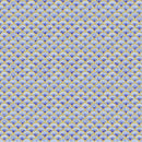 TT Moonlight Asian Scallop Metallic - CM3988-BLUE - Cotton Metallic Fabric