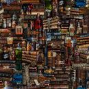 TT Packed Magic Books & Potions CD2530-MULTI - Cotton Fabric