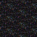 TT Painted Guitar Tiny Music Notes - CD3676-BLACK - Cotton Fabric