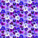 TT Pansy Perfection Packed Floral - CD3753-PANSY - Cotton Fabric