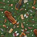 TT Par for the Course Golfing Equipment - CD3854-GREEN - Cotton Fabric