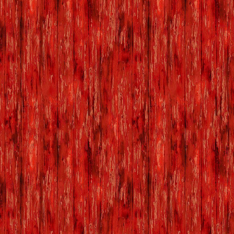 TT Rolling Hills Red Woodgrain - CD2913-RED - Cotton Fabric