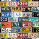 TT Route 66 License Plates - CD2450-MULTI - Cotton Fabric