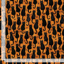 TT Scaredy Cats - DC4237-ORANGE - Cotton Fabric