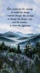 TT Serenity Prayer Panel - CD3869-MISTY - Cotton Fabric