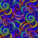 TT Jazz Fusion - CD2232-BLUE - Cotton Fabric