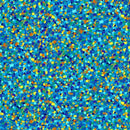 TT Sunflower Symphony Iris Dots - CD2335-BLUE - Cotton Fabric